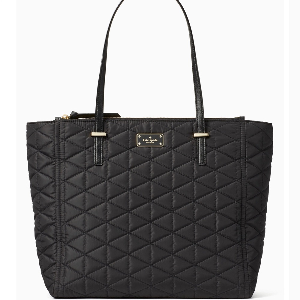 Kate Spade Double Zippered Quilted Tote